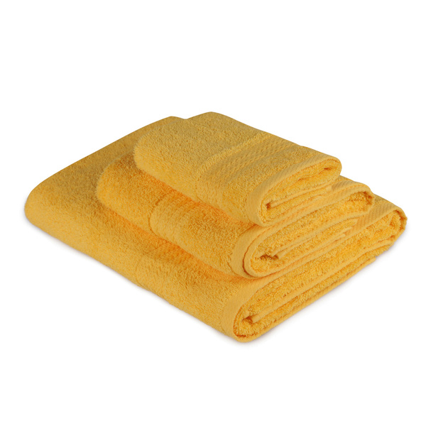 Dark discount yellow towels